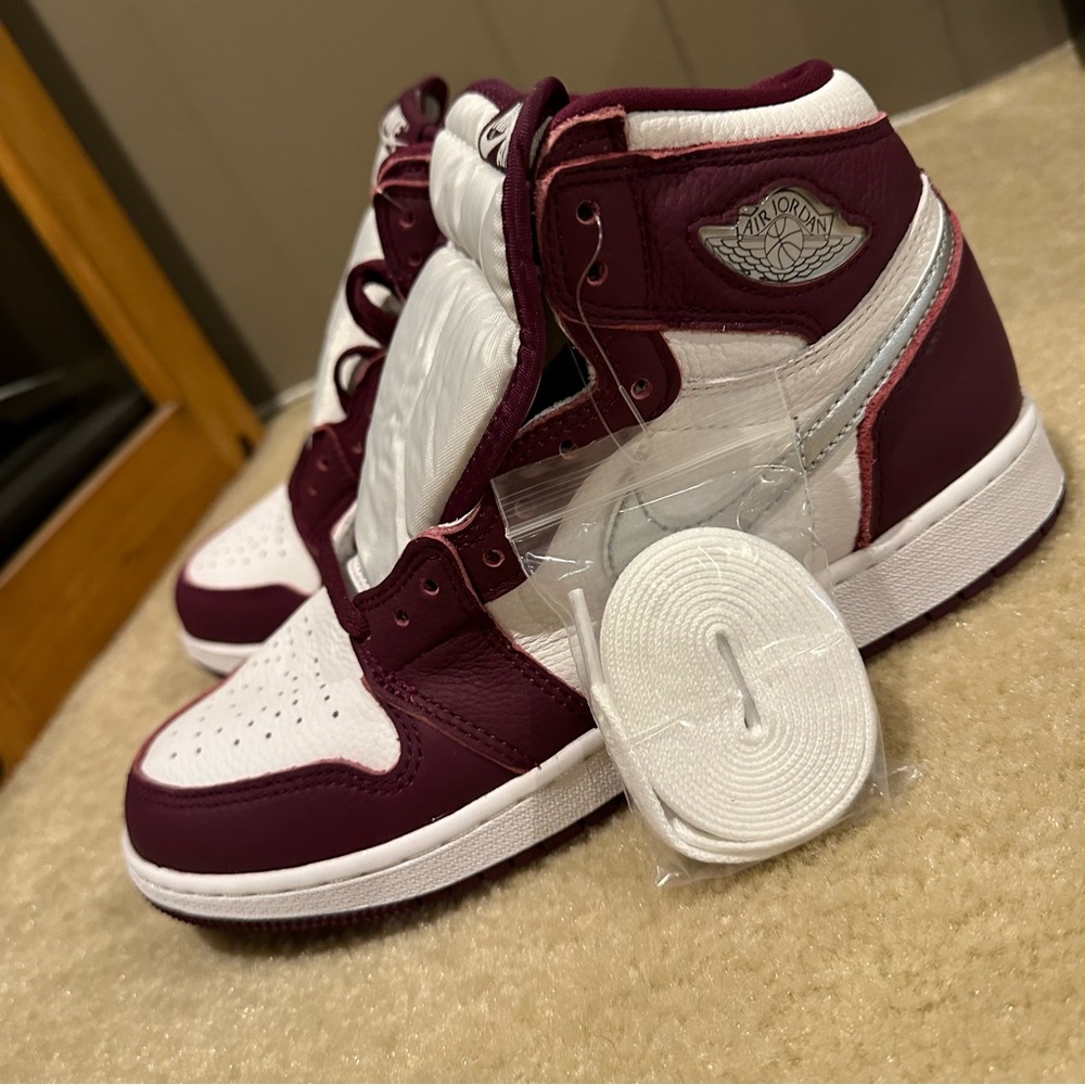 NWOT Air Jordan’s size 7Y sneakers (charity sale purchase)